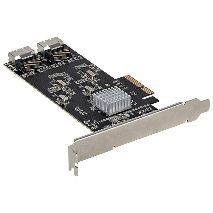 StarTech.com Scheda Sata Pci Express a 8 Porte Scheda di Espansione Sata Pcie x 4 Gen 2 A Sata III 6 Gbps