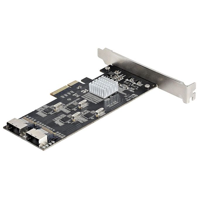 StarTech.com Scheda Sata Pci Express a 8 Porte Scheda di Espansione Sata Pcie x 4 Gen 2 A Sata III 6 Gbps