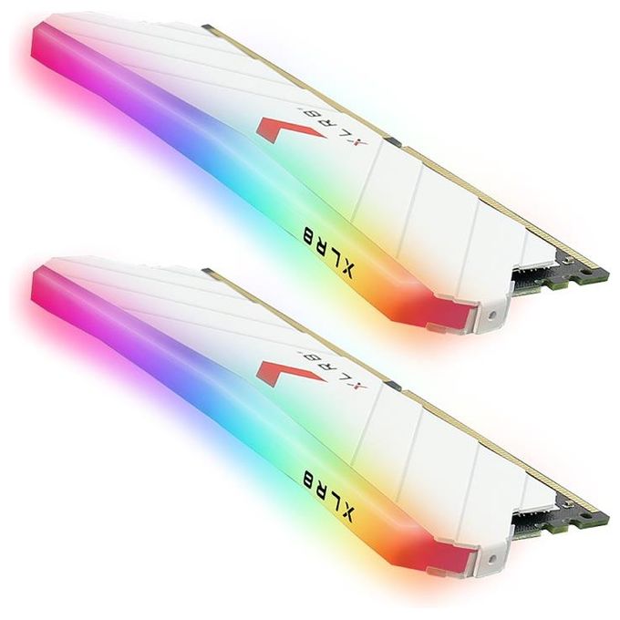 PNY Ram 32GB (2x16GB) XLR8 Gaming EPIC-X RGB DDR4 3200MHz Kit di Memorie RAM DIMM Colore Bianco