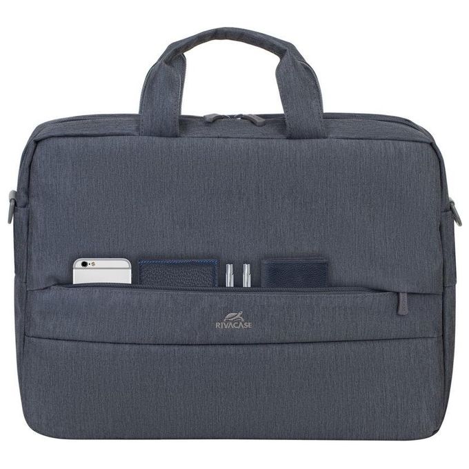 Rivacase Borsa Antifurto per Notebook da 15.6” Grigio Scuro