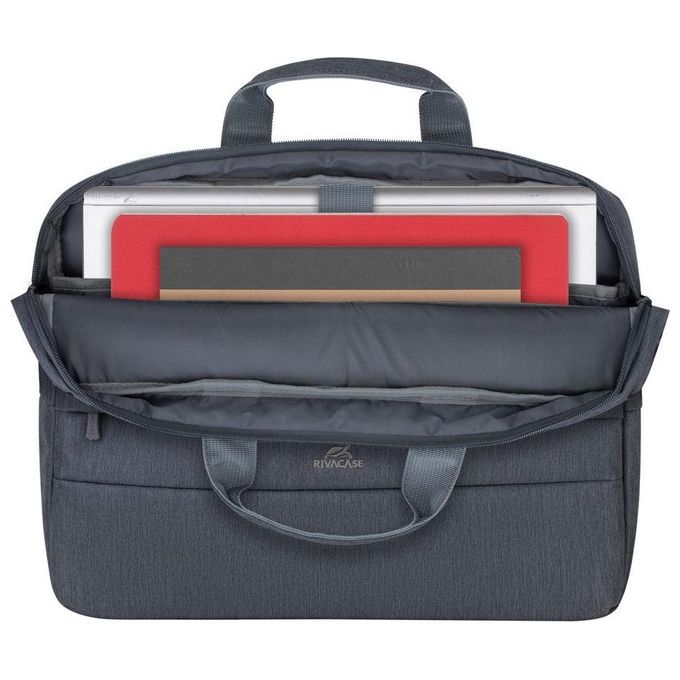 Rivacase Borsa Antifurto per Notebook da 15.6” Grigio Scuro