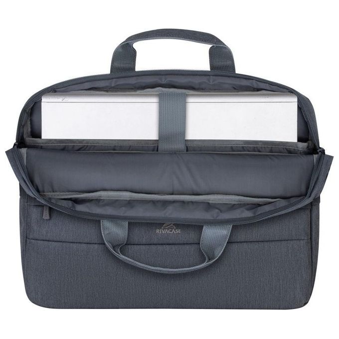 Rivacase Borsa Antifurto per Notebook da 15.6” Grigio Scuro