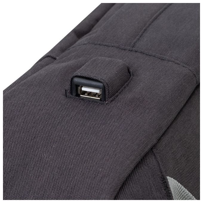 Rivacase Zaino Antifurto per Notebook 15.6'' Nero