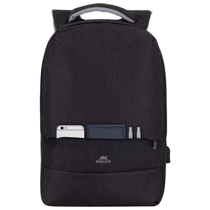 Rivacase Zaino Antifurto per Notebook 15.6'' Nero