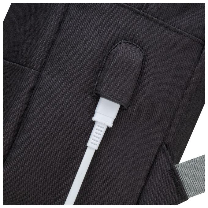 Rivacase Zaino Antifurto per Notebook 15.6'' Nero