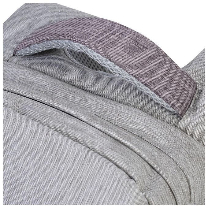 Rivacase Zaino Antifurto per Notebook 15.6'' Grigio Chiaro