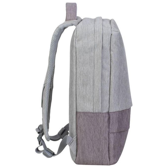 Rivacase Zaino Antifurto per Notebook 15.6'' Grigio Chiaro