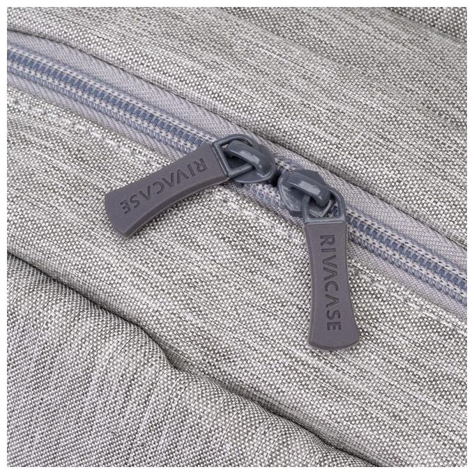 Rivacase Zaino Antifurto per Notebook 15.6'' Grigio Chiaro