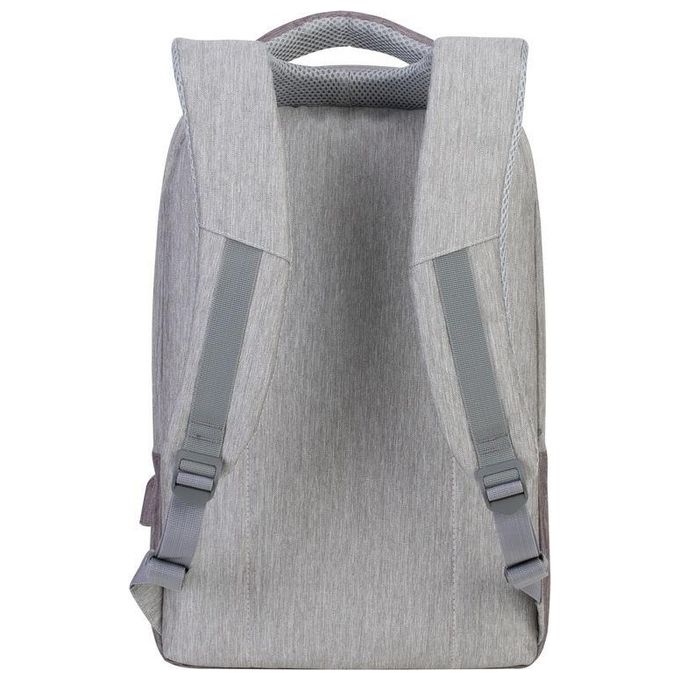Rivacase Zaino Antifurto per Notebook 15.6'' Grigio Chiaro