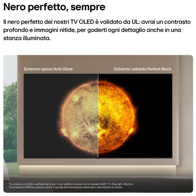 LG OLED55B6ELC.API Serie B6E TV 55 Pollici Smart TV 4K OLED Processore α8 Gen3 con AI Wi-Fi DVB-T2 Classe Energetica F colore Marrone