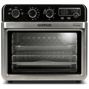 G3 Ferrari G10221 Forno Air Fryer Multifunzione 32 L, 2000 W, 5 Programmi di Cottura, 6 Resistenze, Temperatura Regolabile fino a 230 °C, Display con Timer, Accessori Inox Senza BPA-PFOA, Nero-Argento