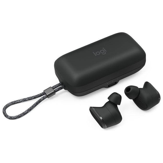 Logitech Zone True Wireless Auricolare In-Ear Musica e Chiamate Bluetooth Grafite