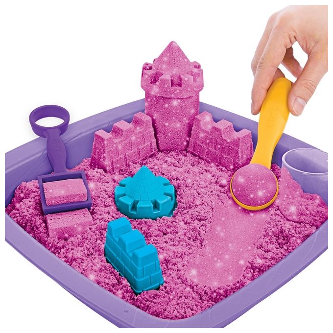 Kinetic Sand Castello di Sabbia Glitterata