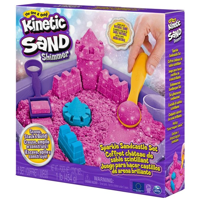 Kinetic Sand Castello di Sabbia Glitterata
