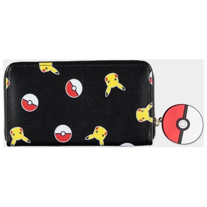 Difuzed Portafoglio Pokemon Pikachu Poke Ball Donna
