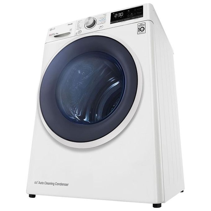 LG RH90V9AVHN Asciugatrice Libera Installazione Caricamento Frontale 9Kg Classe Energetica A+++ Bianco