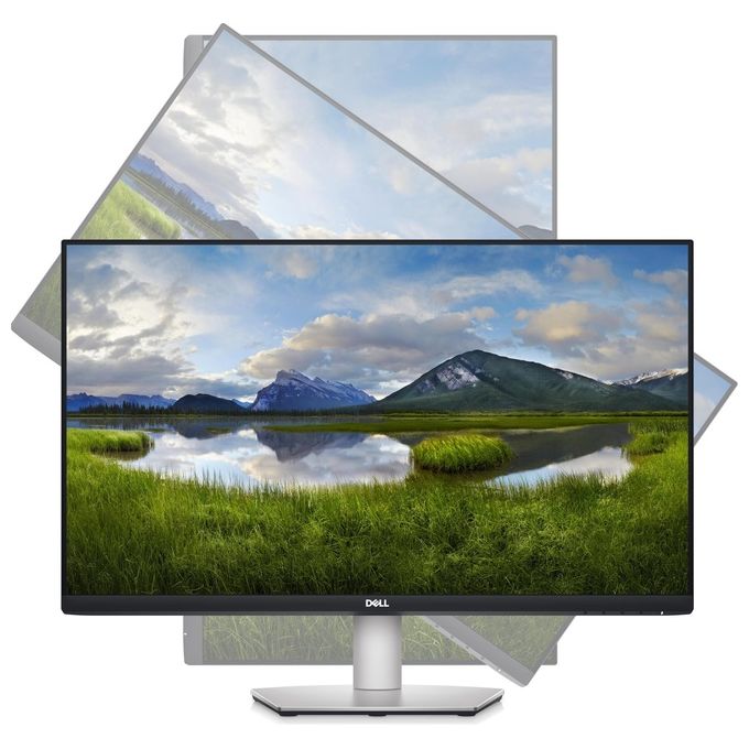 DELL Monitor 27'' LED IPS S2722DC USB-C 27'', QHD (2560x1440) schermo PC, 75Hz, IPS, 4ms, AMD FreeSync, 99% sRGB, Altoparlanti incorporati, USB-C, 2x HDMI, 2x USB, 3 anni di garanzia, Argento