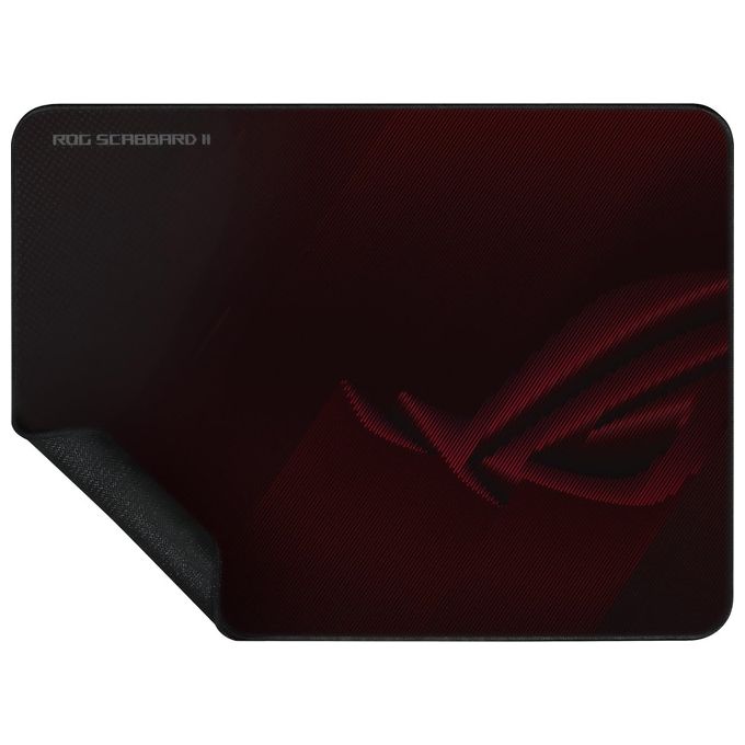ASUS ROG Scabbard Tappetino per Mouse da Computer Rosso