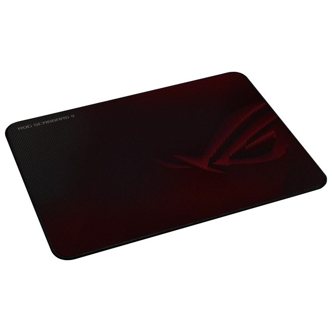 ASUS ROG Scabbard Tappetino per Mouse da Computer Rosso