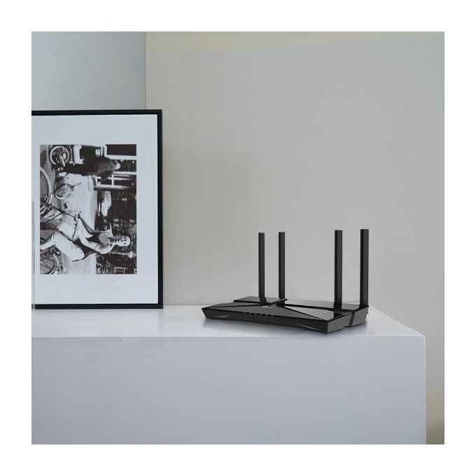 TP-Link Archer AX23 Router WiFi 6 Dual-Band AX1800Mbps 5 porte Gigabit Tecnologia Beamforming TP-Link HomeShield OneMesh Tether App Compatibile con Alexa