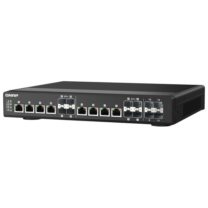 Qnap QSW-IM1200-8C Switch di Rete Gestito L2 Nessuno Nero