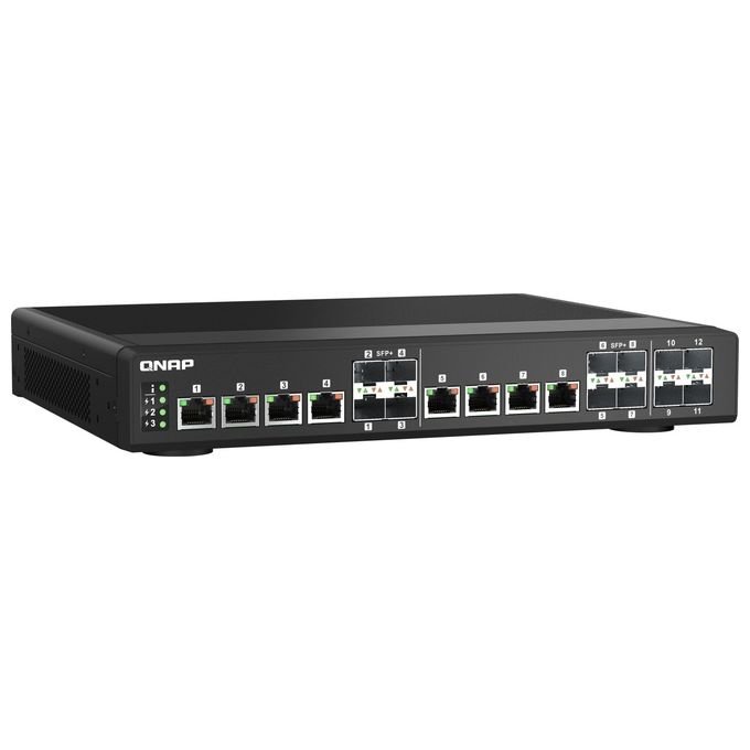 Qnap QSW-IM1200-8C Switch di Rete Gestito L2 Nessuno Nero