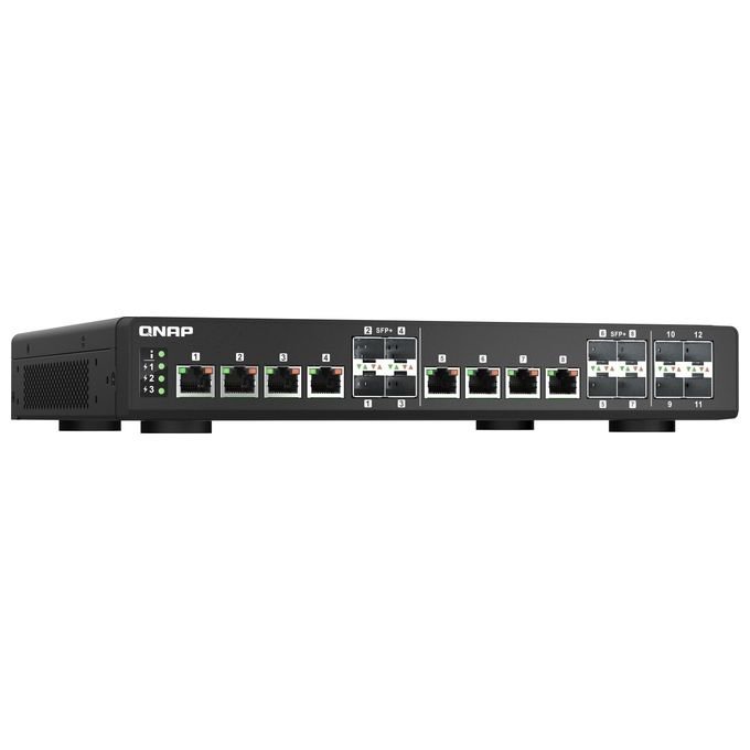 Qnap QSW-IM1200-8C Switch di Rete Gestito L2 Nessuno Nero