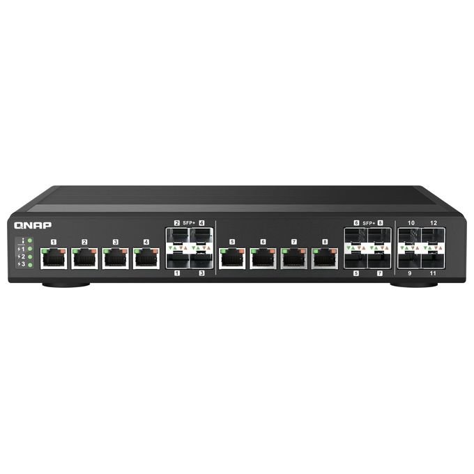 Qnap QSW-IM1200-8C Switch di Rete Gestito L2 Nessuno Nero