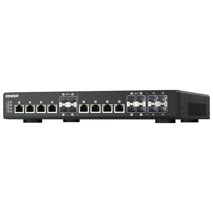 Qnap QSW-IM1200-8C Switch di Rete Gestito L2 Nessuno Nero