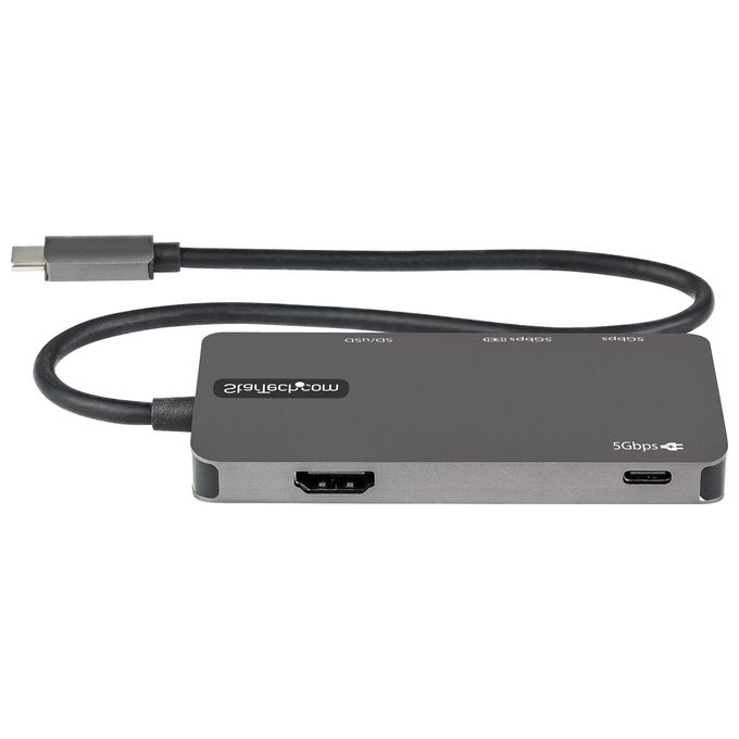 StarTech.com Adattatore Multiporta Usb C da Usb-C a 4K Hdmi Cavo Integrato da 30cm