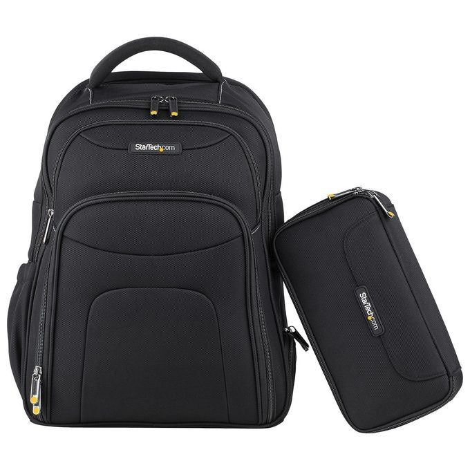 StarTech.com Zaino per Laptop 17.3'' con Custodia per Accessori Rimovibile