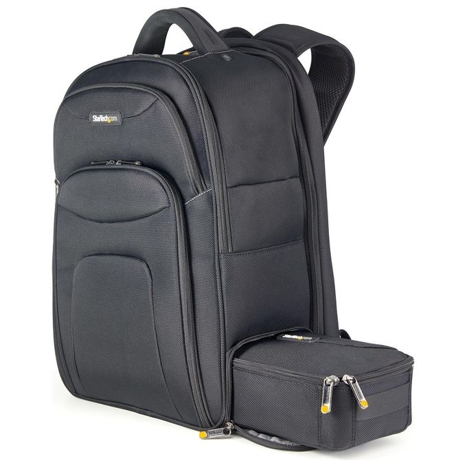StarTech.com Zaino per Laptop 17.3'' con Custodia per Accessori Rimovibile