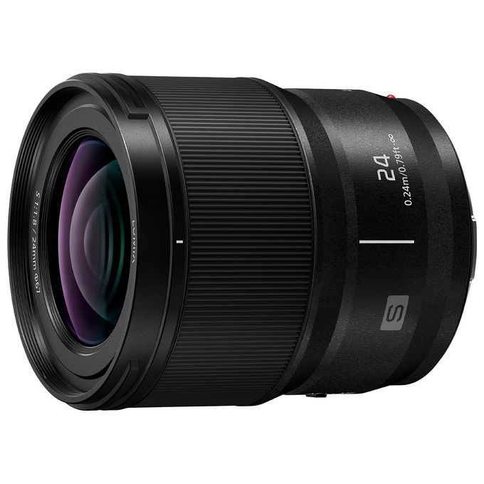 Panasonic Lumix S-S24 mm F1.8 Splendido Effeto Bokeh Lunghezza Focale Fissa con Ampia Apertura Nero