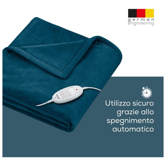 Beurer HD75 Termocoperta 180x130cm 6 Temperature Ocean