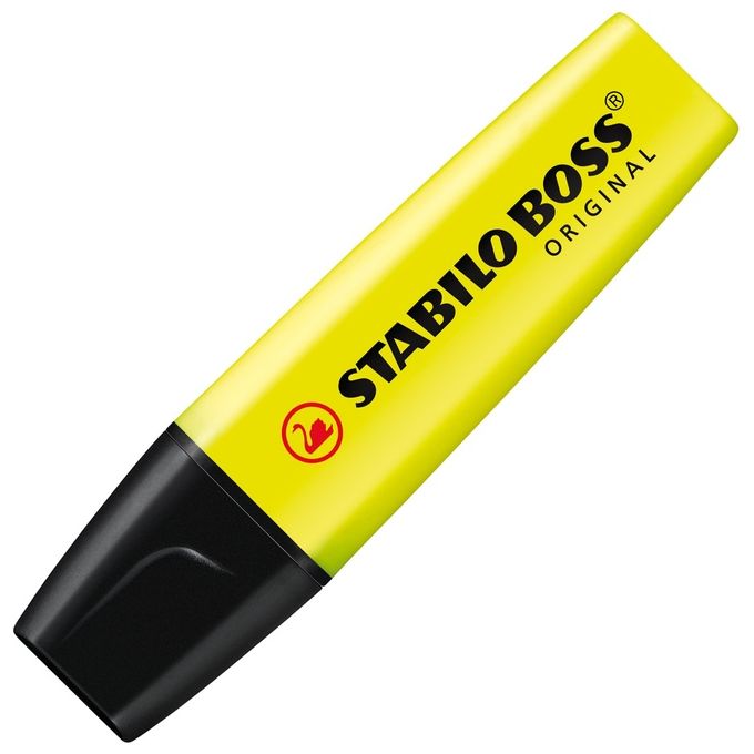 Evidenziatore - STABILO BOSS ORIGINAL Desk-Set - 15 Colori assortiti 9 Neon + 6 Pastel