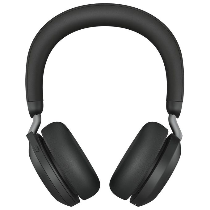 Jabra Evolve2 75 Link380c MS Stereo Cuffia e Auricolare Con Cavo e Senza Cavo a Padiglione USB Tipo-C Stand Black