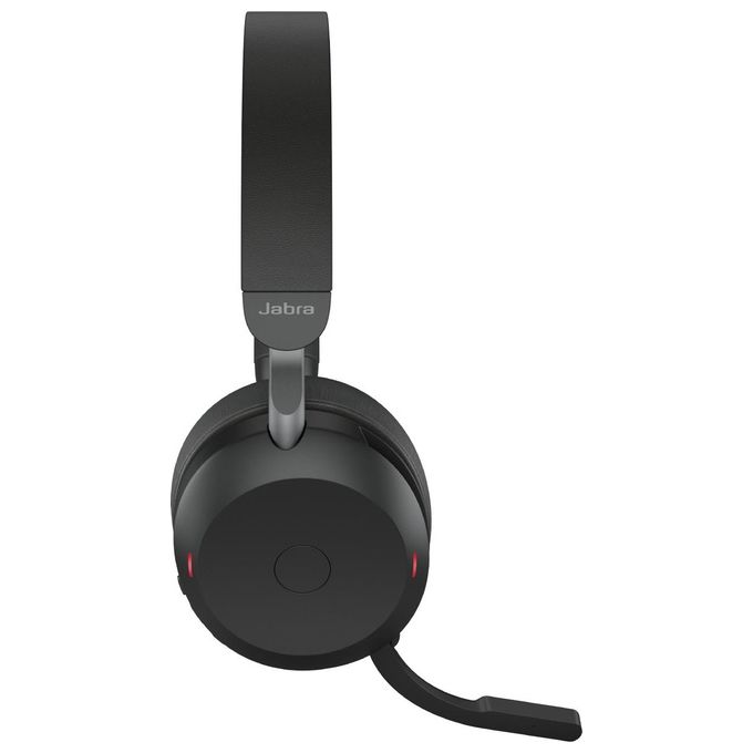 Jabra Evolve2 75 Link380a UC Stereo Cuffia e Auricolare Con Cavo e Senza Cavo a Padiglione USB Tipo-C Stand Black