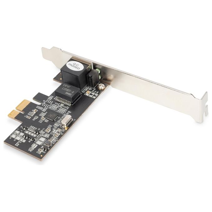 Digitus Scheda di Rete Gigabit Ethernet Pci Express 2.5g 4 Velocita'