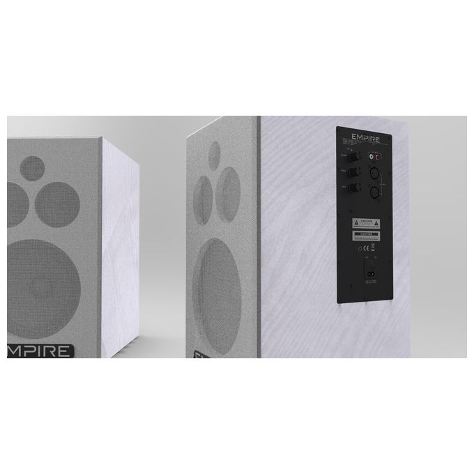 Empire Hs290 Speaker 290'' 80-20k Hz Rca Xlr Balanced White