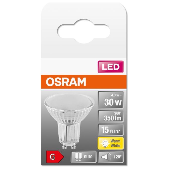 Osram Led Star Par16 Lampadina Led E27 Bianco Caldo 2700 K 7W