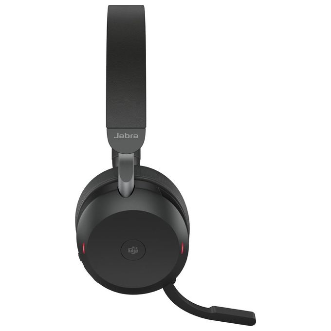 Jabra Evolve2 75 Link380c MS Stereo Cuffia e Auricolare Con Cavo e Senza Cavo a Padiglione USB Tipo-C Stand Black