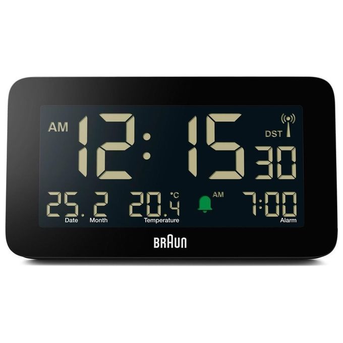 Braun BC10 DCF-B Sveglia Radiocontrollata Nero