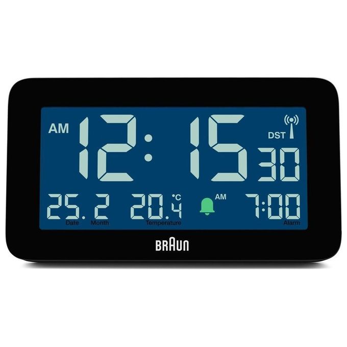 Braun BC10 DCF-B Sveglia Radiocontrollata Nero
