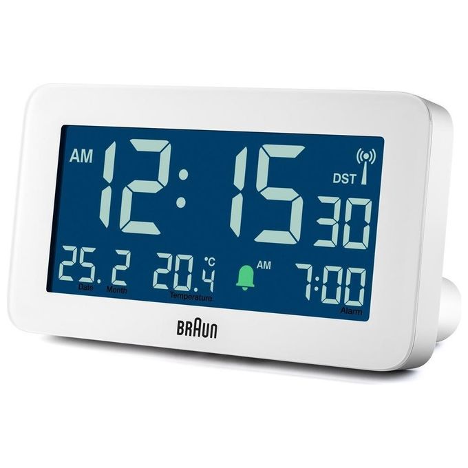 Braun BC10 DCF-W Sveglia Radiocontrollata Bianco