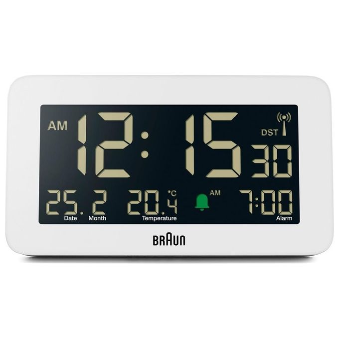 Braun BC10 DCF-W Sveglia Radiocontrollata Bianco