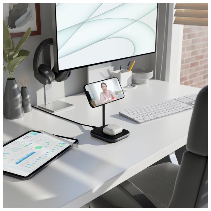 Cygnett MagDesk Wireless 2in1 Desk Stand