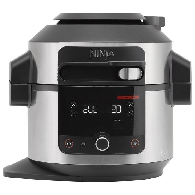 Ninja [OL550EU] Multicooker SmartLid Ninja Foodi Risparmio Energetico 11-in-1 da 6 L Pentola a pressione e Friggitrice ad aria