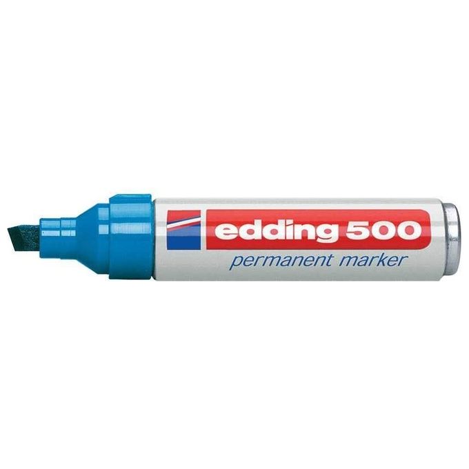 Edding 4-500003 Marcatore Permanente 500 Punta Scalpello 2-7mm Blu