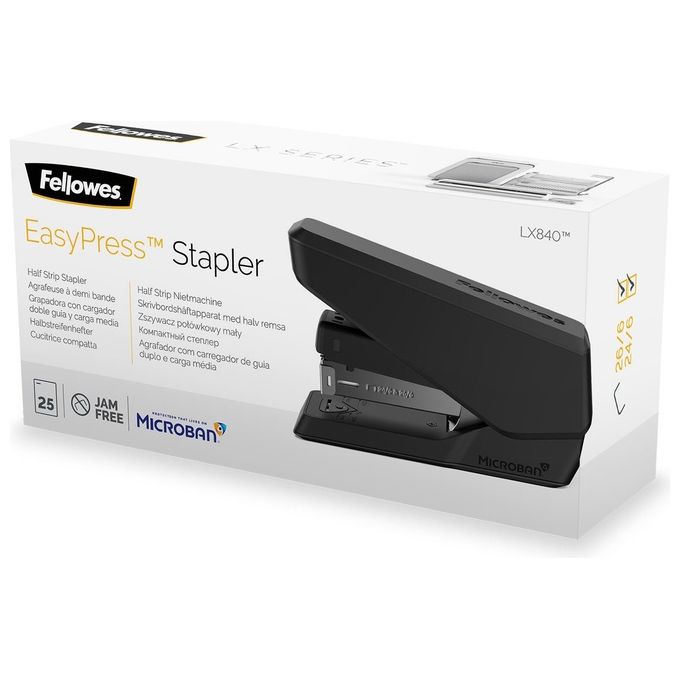 Fellowes LX840 Cucitrice Nero