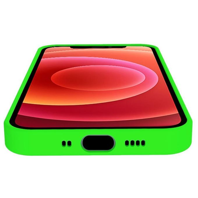 Celly Cromo Fluo Cover per iPhone 13 Mini Verde